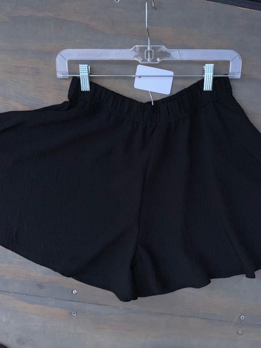 Oddi Black Flowy pull on shorts ❤️ NWT